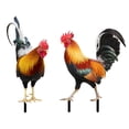 thumbnail image 1 of Estatua de pollo y gallo, decoración de jardín al aire libre, figura artística, escultura, novedad de 2023, 1 of 4
