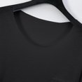 thumbnail image 4 of Chemise d'Exercice Décontractée pour Hommes, Couleur Unie, Manches Longues, Col Rond, Couche de Base, Évacuation de l'Humidité, 4 of 8