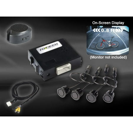 Rydeen BL-412PM Car Parking Backup Sensor System w/ On-Screen Video Capability