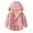 Pink, variant on Fesfesfes Thickened Fleece Jackets For Toddlers Girls Boys Fleece Hoody Jackets Kids Trench Coat Zip Up Outerwear Coat Kids Jacket Sale
