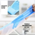 thumbnail image 3 of Guantes de silicona para lavar platos, guantes de goma reutilizables para lavar platos para el hogar, baño, baño de mascotas, coches, frutas y más (azul) JAMW Sencillez, 3 of 5