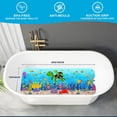 thumbnail image 2 of 40x16in Cute Sea Turtle Non Slip Extra Long Bathtub Mat for Kids, 2 of 7