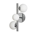 thumbnail image 2 of Dainolite 3LT Halogen Wall Sconce P Chrome w/White Glass, 2 of 3