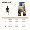 thumbnail image 3 of Disketp Vintage Starry Sky Labrador for Women's Pajama Pants - Ultra Soft Fleece Sleep and Lounge Pants (Size: S-3XL)-XX-Large, 3 of 6
