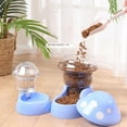 thumbnail image 3 of 2-in-1 Cat Food and Water Dispenser, Mushroom Shape Automatic Feeder for Small Medium Pets, 3 of 6