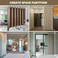 thumbnail image 6 of Room Divider, No Drilling Curtain Rod for Room Separation, 4-10ft (H) 28-70inch(W) Adjustable Heavy Duty Floor to Ceiling Partitions, Portable Hanging Wall Dividers Space Separator Window Rods White, 6 of 6