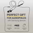 thumbnail image 2 of ElloGear OEM Earbuds Stereo Headphones for Samsung Galaxy S10 S10e Plus A31 A71 Cable - Designed by AKG - with Microphone and Volume Buttons (Black), 2 of 5