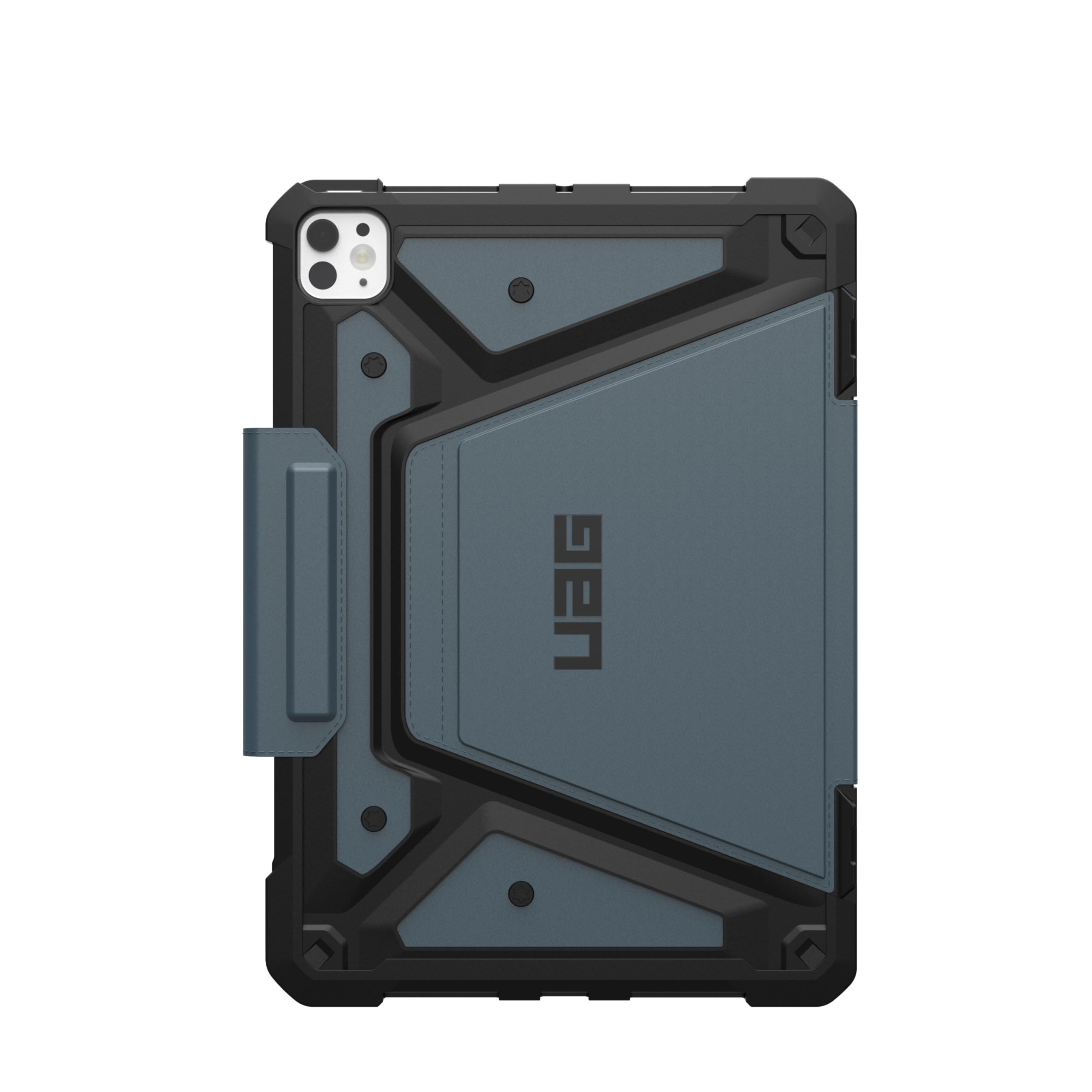 UAG iPad Pro 11" Case M5 2025 6th Gen, M4 2024 5th Gen A3357 A3358 A3359 A2836 A837 A3006, Adjustable Multi-Angle Stand Folio Cover w/Pencil Holder, Metropolis SE Cloud Blue