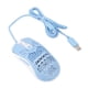 thumbnail image 1 of Ratón RGB Diseño Hueco Celular Retroiluminación con Cable Ligero 12000DPI Ratón para Juegos Tipo C Regulable de 6 Niveles para Tabletas Azul, 1 of 14