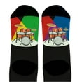 thumbnail image 3 of ThisWear Music Accessories Drummer Music Socks Music Lover Gifts for Drummers 1-Pair Novelty Crew Socks, 3 of 5