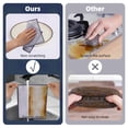 thumbnail image 3 of 10 Pack Non-Scratch Stainless Steel Scrubber, Reusable Diamond Weave Scrubber Cloths for Kitchen, Heavy-Duty Metallic Fiber Cleaning Cloth for Cookware, Dishes, Sinks, Easy-Rinse & Quick-Dry, 3 of 7