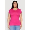 thumbnail image 2 of Womens Plus Size Basic Crew Neck Tee, 2 of 5