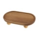thumbnail image 3 of Bandeja elevadora de madera, soporte para organizar platos, ahorra espacio, bandeja rústica, pedestal Óvalo corto, 3 of 9