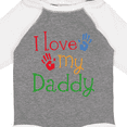 thumbnail image 4 of Inktastic I Love My Daddy Boys or Girls Long Sleeve Baby Bodysuit, 4 of 5