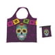thumbnail image 1 of Bolsa Plegable de Tela Tigsa Calavera con Papel Picado 47 cm x 36 cm, 1 of 4