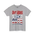 thumbnail image 3 of DJH Apparel | Out Here Being Cute US Flag Unisex Heavy Cotton Tee, 3 of 4