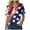 Brick Red, variant on July 4th Shirts for Women USA Themed Crewneck Short Sleeve Shirts 4th of July Patriotic Tees Casual Loose Fit Summer Tops(Red,XL)