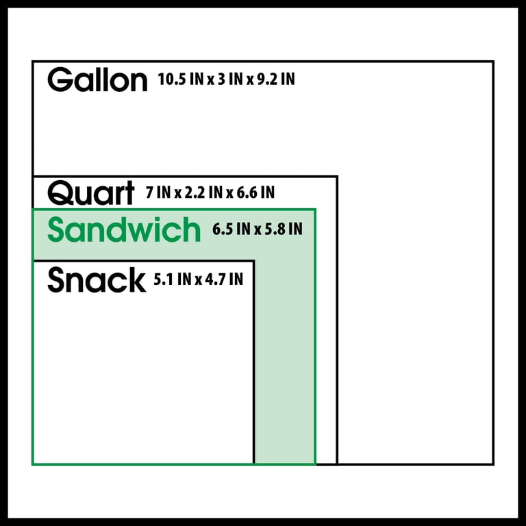 Great Value Double Zipper Sandwich Bags, 300 Count photo 4