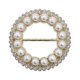 thumbnail image 1 of Fiudx Hebilla para Broches de Camisa con Perlas para Bufandas, Ideal para Vestidos de Novia y Damas de Honor, 1 of 2