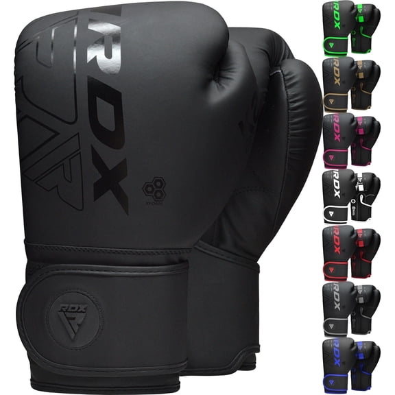 RDX Boxing Gloves for Men & Women | Pro Training Sparring Gloves, Maya Hide Leather Muay Thai | MMA Kickboxing, Unisex Punching Gloves with Thick Padding for Boxing 8 10 12 14 16 18 Oz