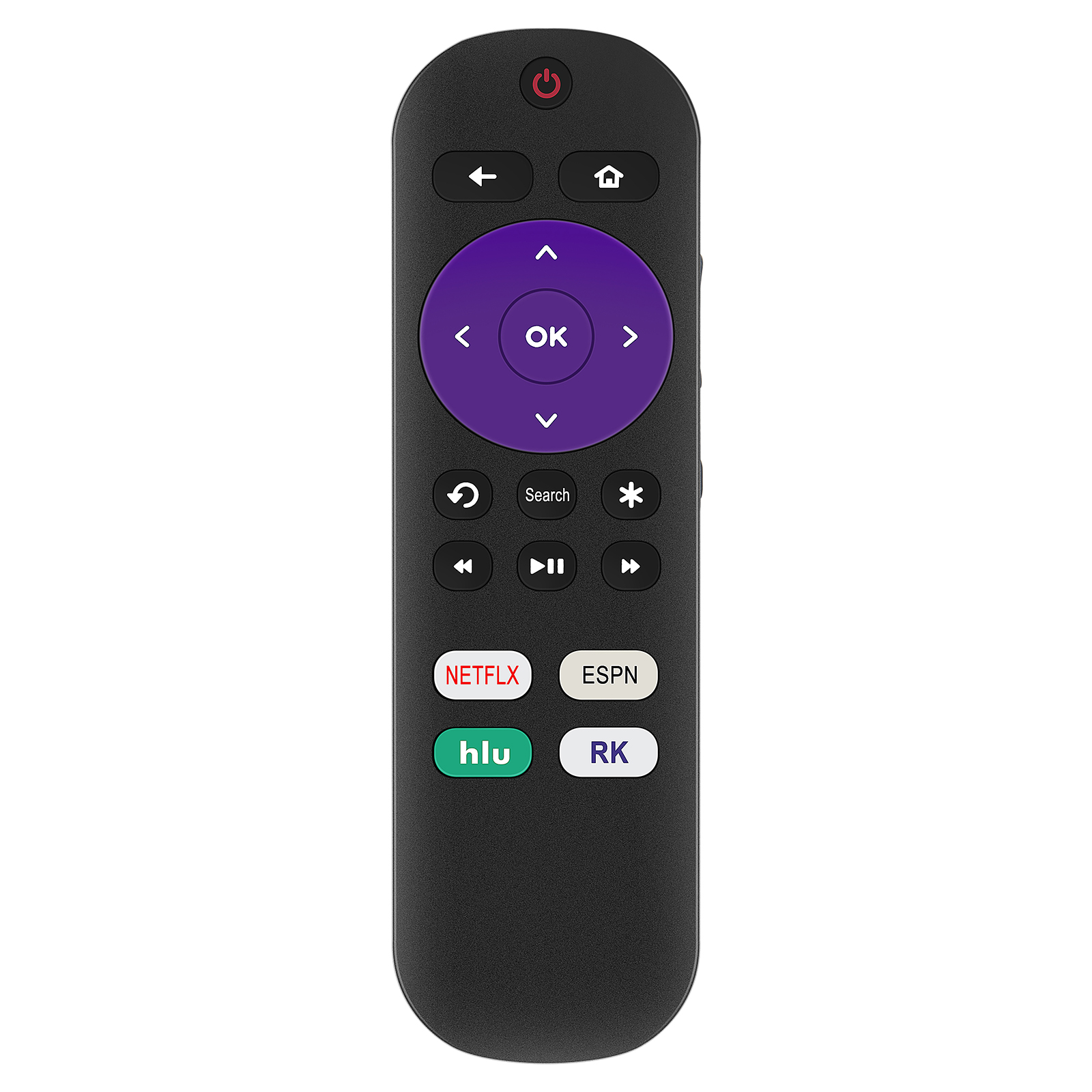 New replace remote control fit for TCL ROKU TV with APP NETFLIX ESPN