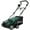 16" Dethatcher Scarifier, variant on CASEMIOL 14" 5-Blade Manual Push Reel Lawn Mower with Grass Catche, Green