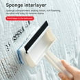 thumbnail image 4 of tredstone Window Glass Wiper Double-Sided Sponge Handle Wipers Multifunctional Cleaning Convenient Brush Bathroom Tile Gauze, 4 of 6