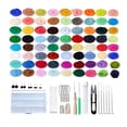 thumbnail image 2 of Premium Beginner Needle ing Supplies Wool Roving Work Tools ed 72 Colors, 2 of 8