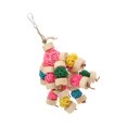 thumbnail image 3 of Chewing Toy, Hanging Safe Colorful  Sepak Takraw Toy Attractive Relieve Anxiety  For Parrots S,M,L, 3 of 8