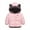 Pink, variant on AJZIOJIRO Boys Girls Hooded down Jacket Zipper Puffer down Jacket Outerwear Fall & Winter Kids Clothes Coat