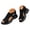 Black, variant on Womens Mesh Casual Sandals Memory Foam Slip on Walking Sandal Platform Hiking Sports Slide Shoes for Vacation 7 White