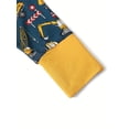 thumbnail image 7 of QEFJNO Bamboo Viscose Baby Boys One-Piece Footies Pajamas, Zipper Romper with Mitten, Footless Sleepers - Engineering Vehicle, 7 of 7