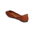 thumbnail image 3 of New Women Breckelles Bailey-01 Leatherette Round Toe d'Orsay Ballet Flat, 3 of 6