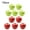 5Xred+5Xgreen, variant on 10Pcs Simulation Fruit Apple Plastic Fake Red Apples Photo Props Artificial Green Apples Kitchen Home Party Decoration Green