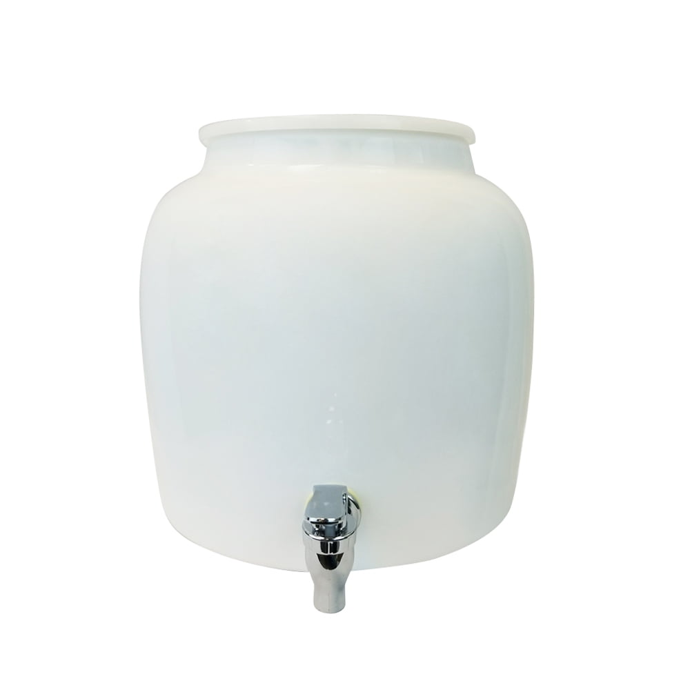 Porcelain Water Dispenser Crock 2.5 Gallons Comes with Ring