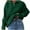Green, variant on Amidoa Womens Sweaters Zip-up Beige Long Sleeve Plus Size Solid Pullover Warm Knit Sweaters Cardigans for Women Trendy L