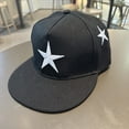 thumbnail image 2 of Kids Baseball Cap with Star Embroidery Short Brim Dome Hat for Ages 3-8, 2 of 5
