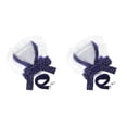 thumbnail image 3 of Billuyoard Arnés para mascotas Bowknot Collar con estampado de encaje Caminar al aire libre Moda Correa para el pecho Correa Suministros Azul M 2piezas, 3 of 6