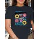 thumbnail image 2 of Floral Nicaragua typography women's comfit t-shirt, 2 of 8