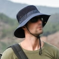 thumbnail image 2 of DAMIFU Outdoor Uv Protection Mesh Sun Bucket Hats Wide Brim Upf 50+ Fishing Beach Hat, 2 of 9