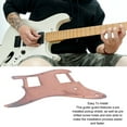 thumbnail image 4 of Guitar Pick Guard Plate, Electric Guitar Pickguard Simple Installation  for Gutiar Practice Silver,Black,Luxury Gold Color,Orange Gold,Bronze,Purple Bronze, 4 of 7