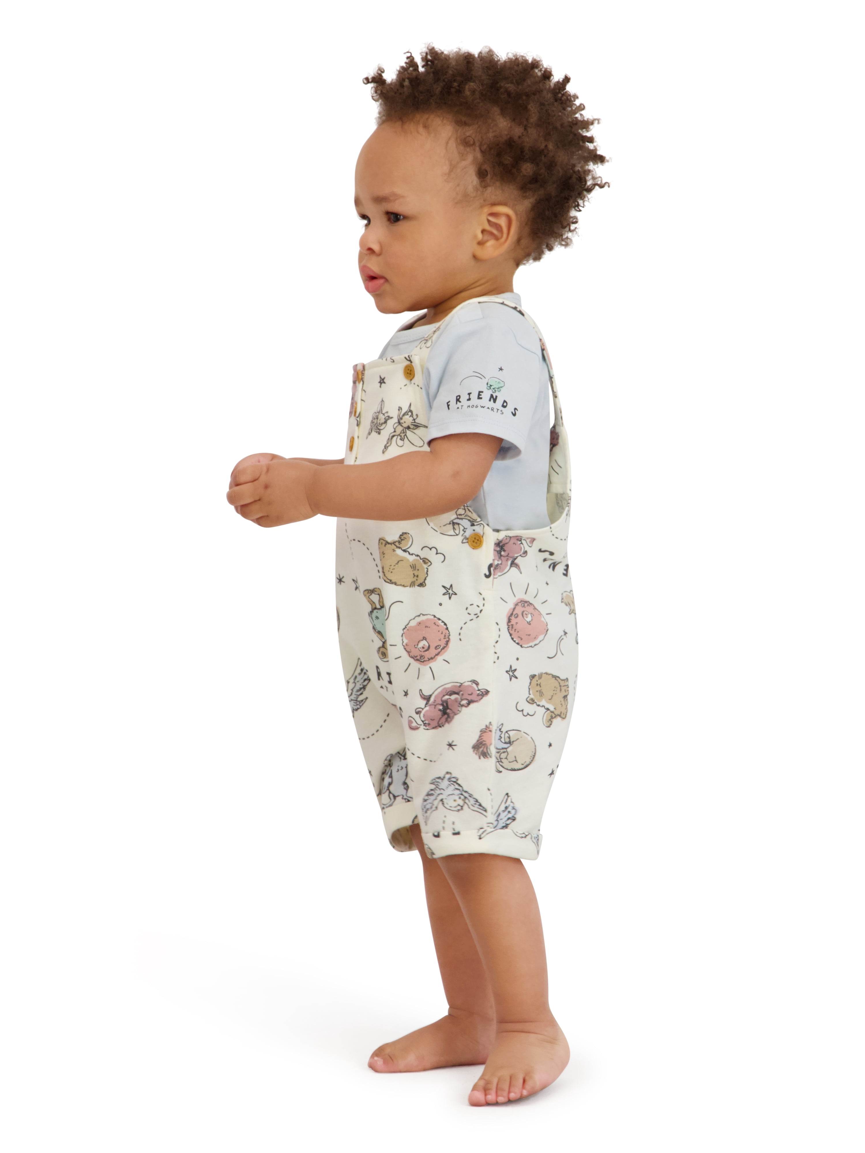 Harry Potter Baby Boy 2 Piece Shortall Set, Sizes 0-24 Months