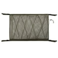thumbnail image 1 of Transemion Car Ceiling Storage Net Mesh Bags Breathable Pouch Organizer Pocket Khaki, 1 of 6