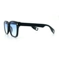 thumbnail image 6 of Gentlemanly Retro Fashion Vintage Vibe Horn Rim Rectangle Plastic Sunglasses Black - Blue, 6 of 8