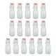 thumbnail image 4 of 16 botellas de vidrio con tapa abatible de 100 ml y 3,38 oz, transparentes, pequeñas, con tapa abatible, con tapas herméticas para elaboración casera, cerveza, bebidas, aceites de soda, 4 of 5