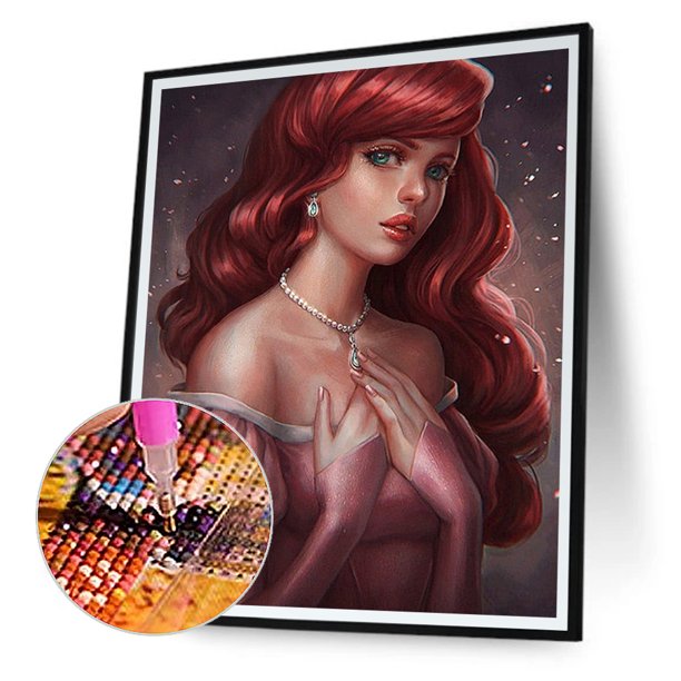 Cuadros Decorativos 5D DIY Diamond Painting Kits Full Round Drill Ariel Mosaic Picture Craft (V3113) Tmvgtek embutido en tela