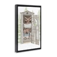 thumbnail image 2 of Stupell Industries Rustic Lodge Daily Moo Outhouse Reading Black Floating Frame Canvas Art, 17 x 25, by Cindy Jacobs, 2 of 8