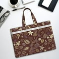 thumbnail image 6 of Pofeuu Coffee and Flowers Print Laptop Bag Carrying - Computer Bag Laptop Case Shoulder Slim Work Travel, 6 of 8