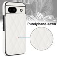 thumbnail image 6 of Case Compatible with Google Pixel 8a, Stylish Card Slots Kickstand PU Leather Back Case Magnetic Closure RFID Blocking Drop Protective Shockproof Cover for Google Pixel 8a, White, 6 of 8
