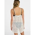 thumbnail image 3 of No Boundaries Crochet Dress Coverup, Women's XXS-XXL, 3 of 6